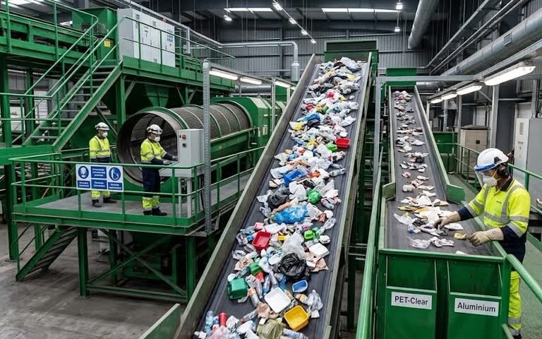 gestion de residuos industriales en suba mediante procesos de seleccion y tratamiento en planta especializada.