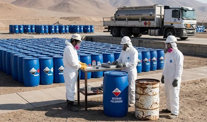 Gestión de residuos industriales en los Mártires.