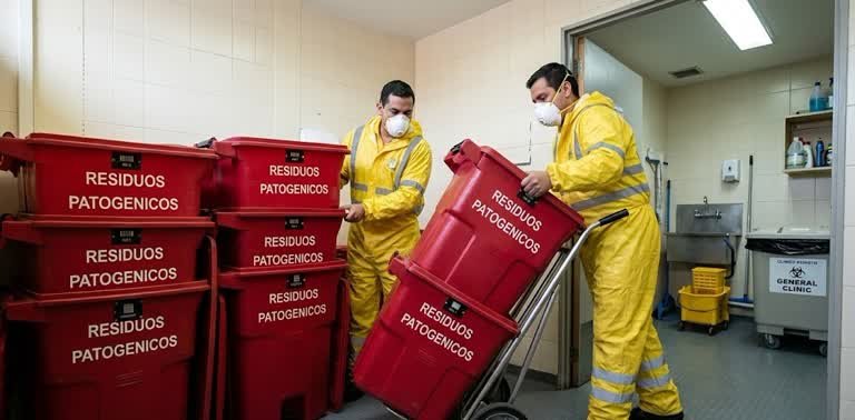Gestión de residuos industriales en Cajicá de tipo patogénico.