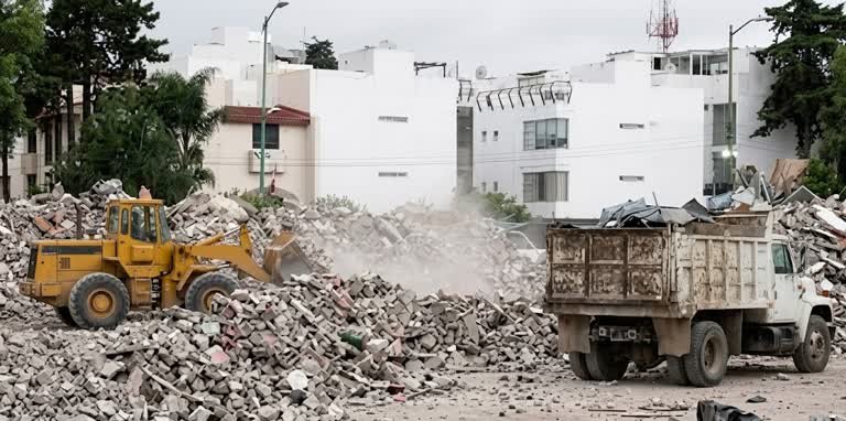 gestión de residuos RCD en Chapinero recolección y disposición legal de escombros con equipos pesados