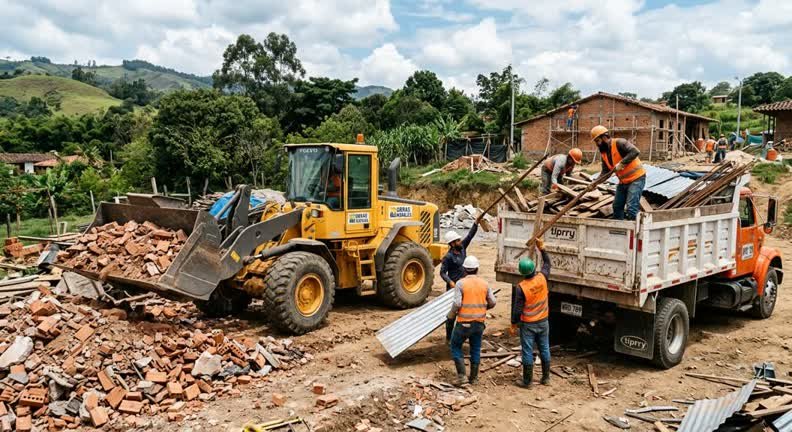 gestión de residuos RCD en Tenjo