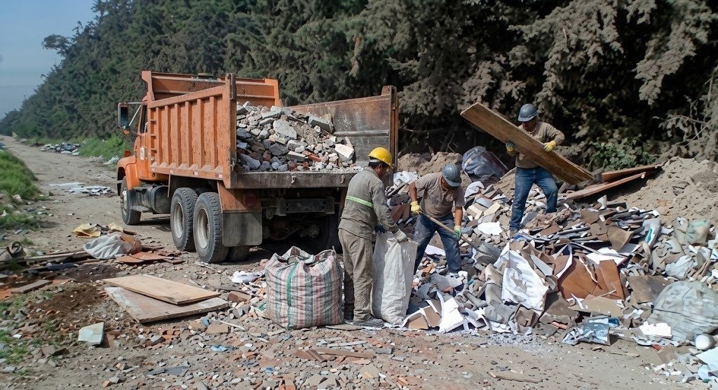gestión de residuos RCD en Puente Aranda