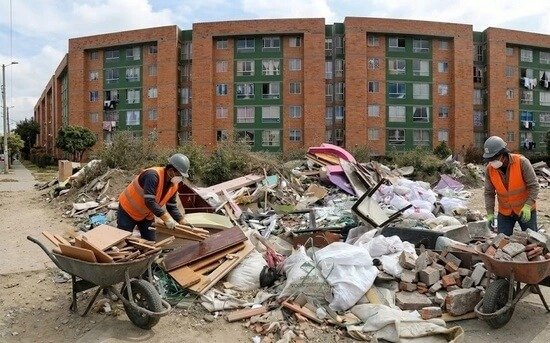 gestión de residuos RCD en Guamal