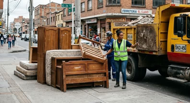gestión de residuos RCD en Los Mártires